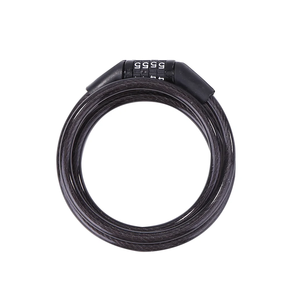 

Hot Sale Bicycle Lock Skillful Manufacture 4 Digit Code Combination Bicycle Chain Block Lock Anti-theft Cable Cord Lock