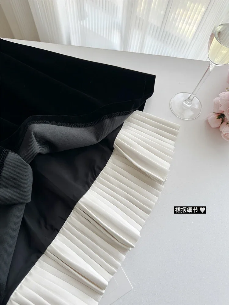 Женское винтажное платье с длинным рукавом