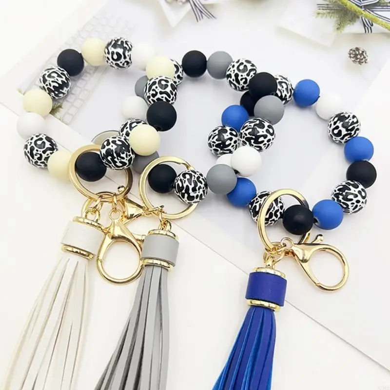 Q0KE BEAD BEARING BRACETE BRISTLET с милыми кисточками из бусинки для девушки