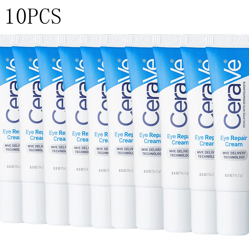 

10PCS Cerave Eye Repair Cream Dark Circles and Puffy Eye Cream for Delicate Skin Around Eyes Reduce Dark Circles Swelling