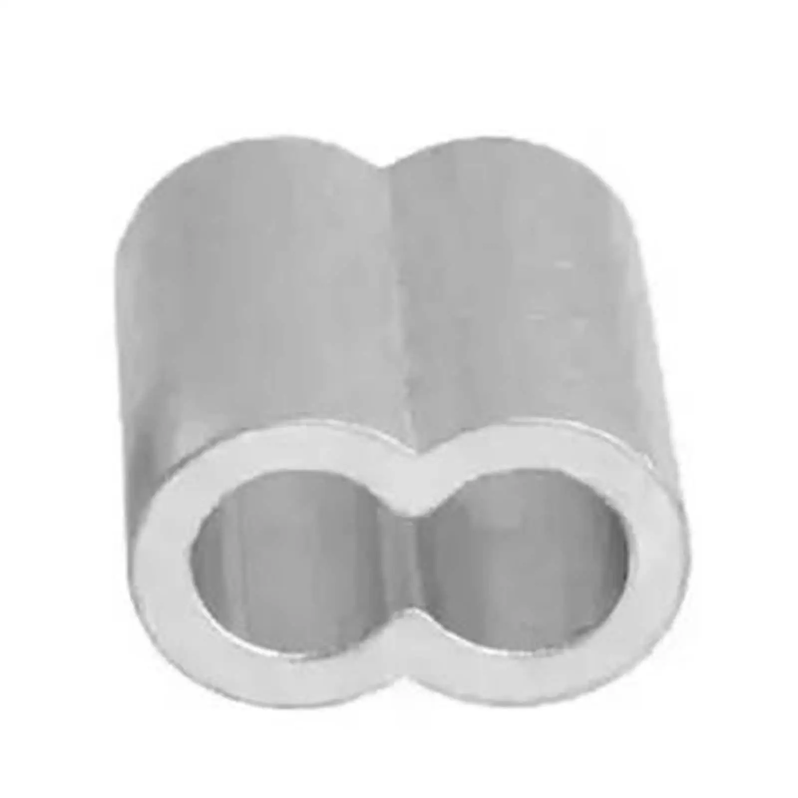 100 алюминиевых втулок для троса алюминиевая обжимная петля стального и кабеля