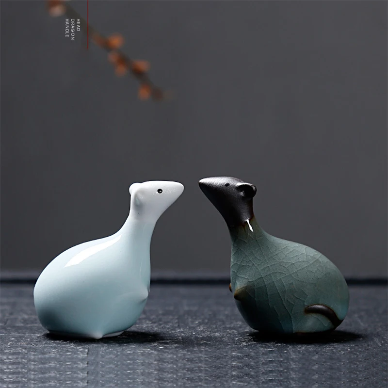 Знаки зодиака керамические Животные украшения настольное ремесло искусственное