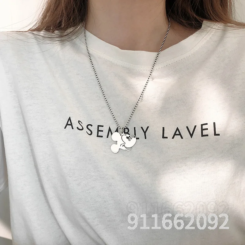 Новое ожерелье Disney с Микки 2022 из мультфильма для пары модные ювелирные изделия до