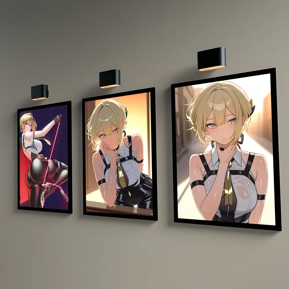 Evelyn Chevalier Zenless сексуальная девушка плакат липкая стена художественная печать