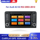 Автомобильный радиоприемник 2 ГБ + 32 ГБ DSP Android 10 GPS RDS мультимедийный плеер для Audi A3 S3 RS3 2003-2012 2 Din Carplay навигация авто стерео Wifi