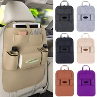 car rear seat felt storage bag auto interior organizer multi pocket goods stowing tidying durable felt storage bags