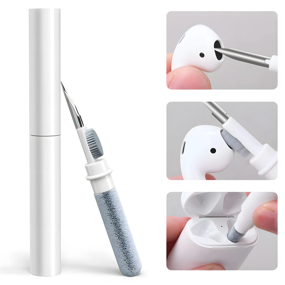 

Инструмент для чистки наушников с Bluetooth для Airpods Pro 3 2, набор для чистки чехла для наушников, мягкая щетка для чистки Xiaomi Airdots, гарнитура