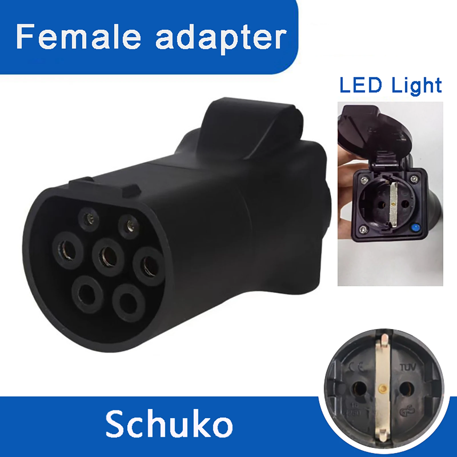 

75 Ом 470 Ом 2 кОм 2,7 кОм V2L Тип 2 «мама» на EU Schuko/универсальная розетка EV Автомобильный разрядный преобразователь Адаптер Питательная станция