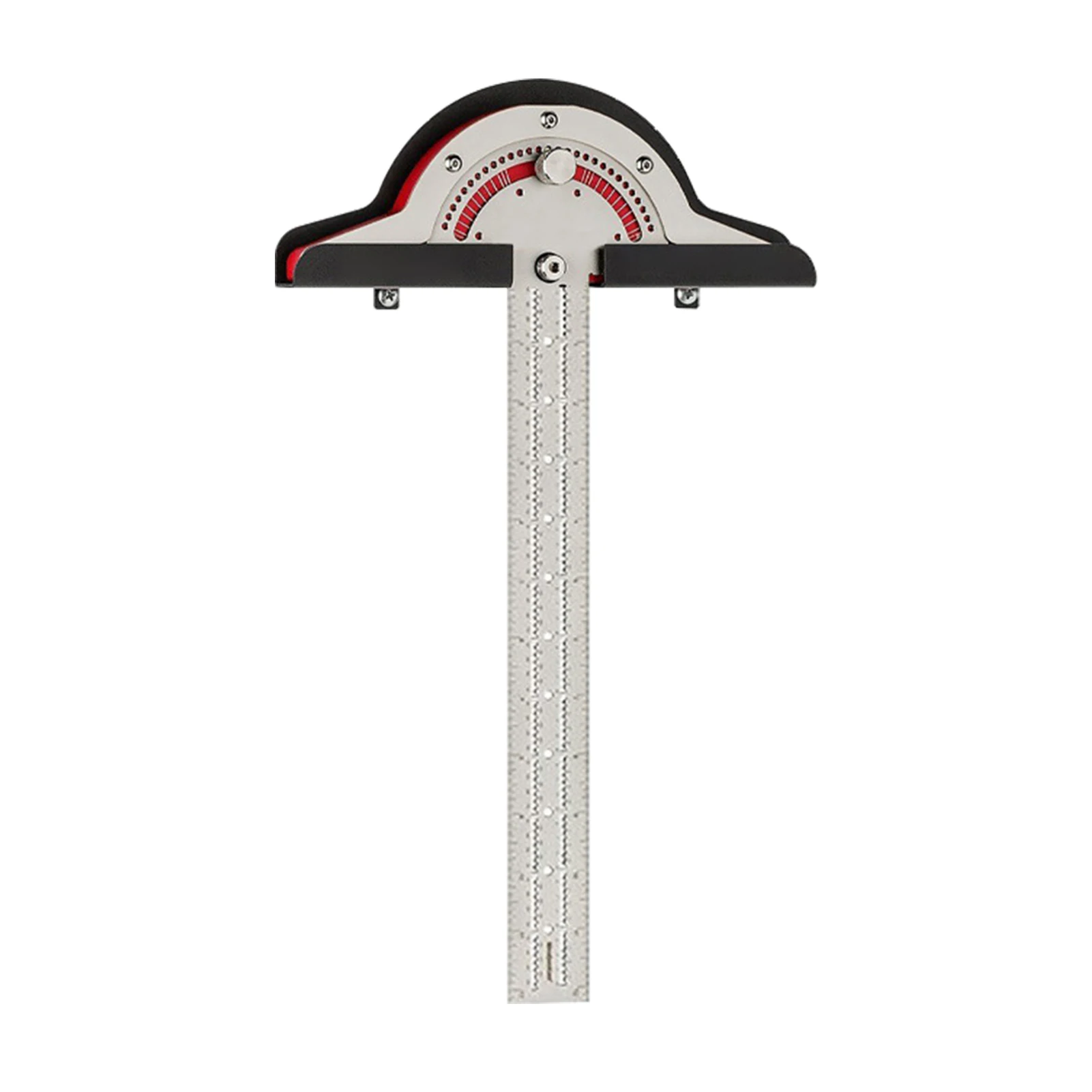 

DIY Woodworking Carpener Woodworker Edge Ruler Professional Home Protractor Head T Type Adjustable Angle Accurate Gauging Tool