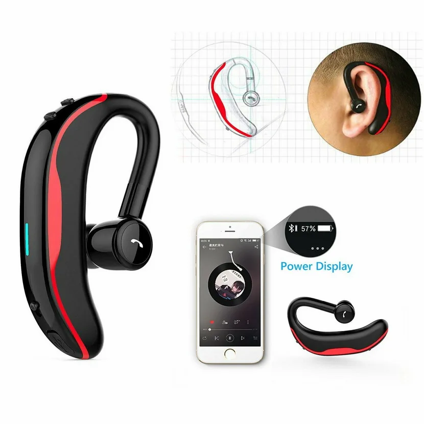 

Wireless Headset Bluetooth Earpiece Hands-free Calling with Clear Voice Earbuds