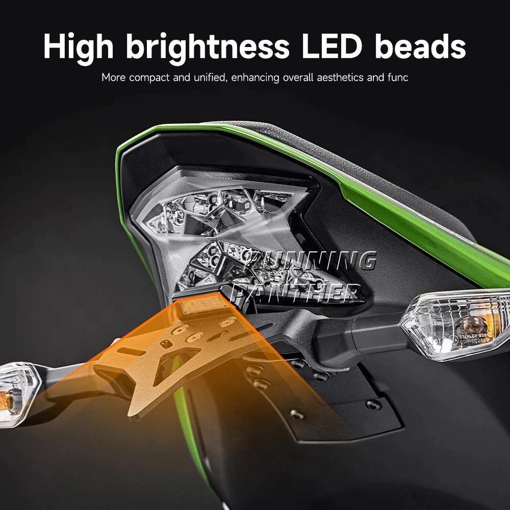 Задний короткий хвост мотоцикла аккуратный держатель номерного знака кронштейн