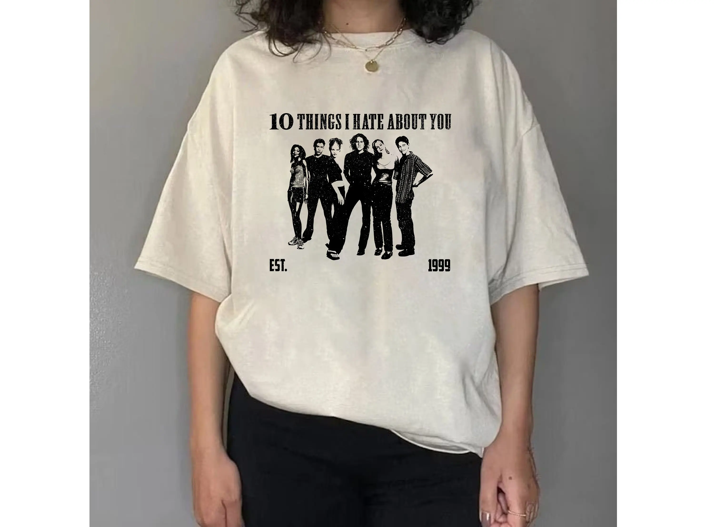 Мужская футболка с надписью I Hate About You