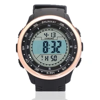 sport outdoor digital watch watch for men simple colourful led muslim 50mwaterproof wristwatches pilgrimage time reminder watch