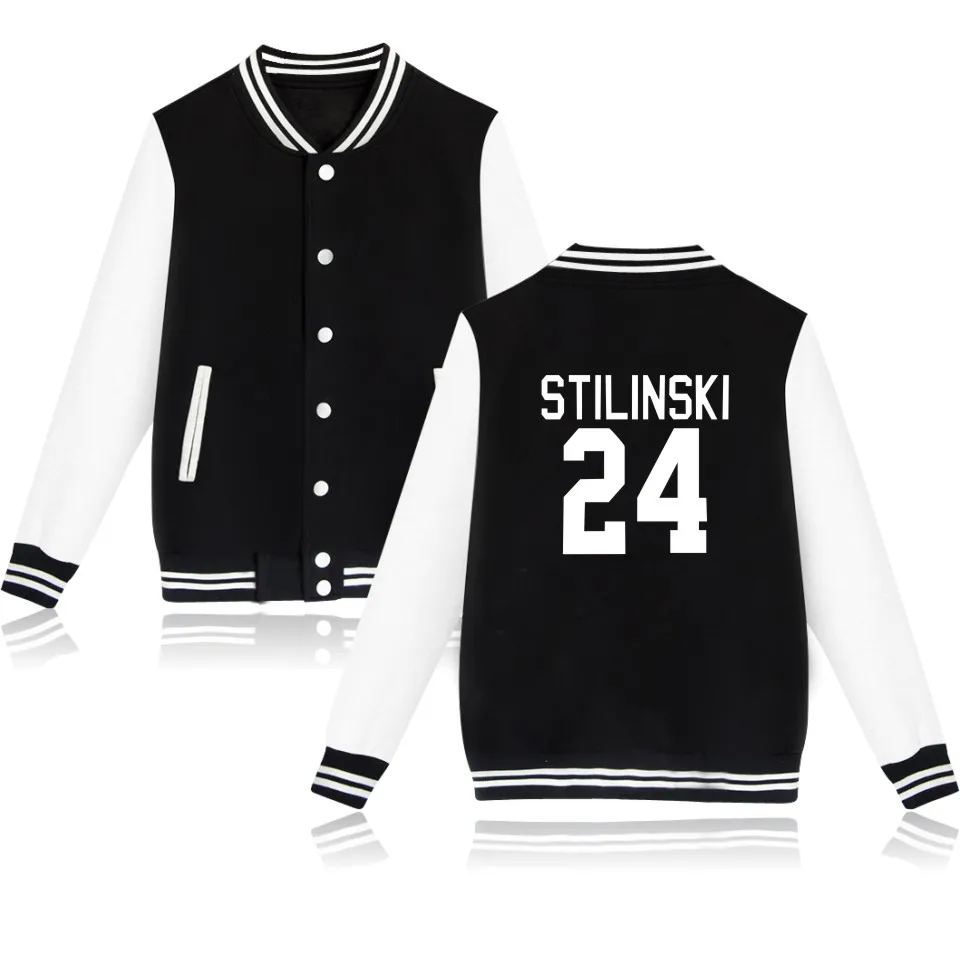 

Harajuku sweatshirt bomber Jacket tops Teen Wolf STILINSKI 24 women baseball Jacket casual Jackets coat for men hoodies