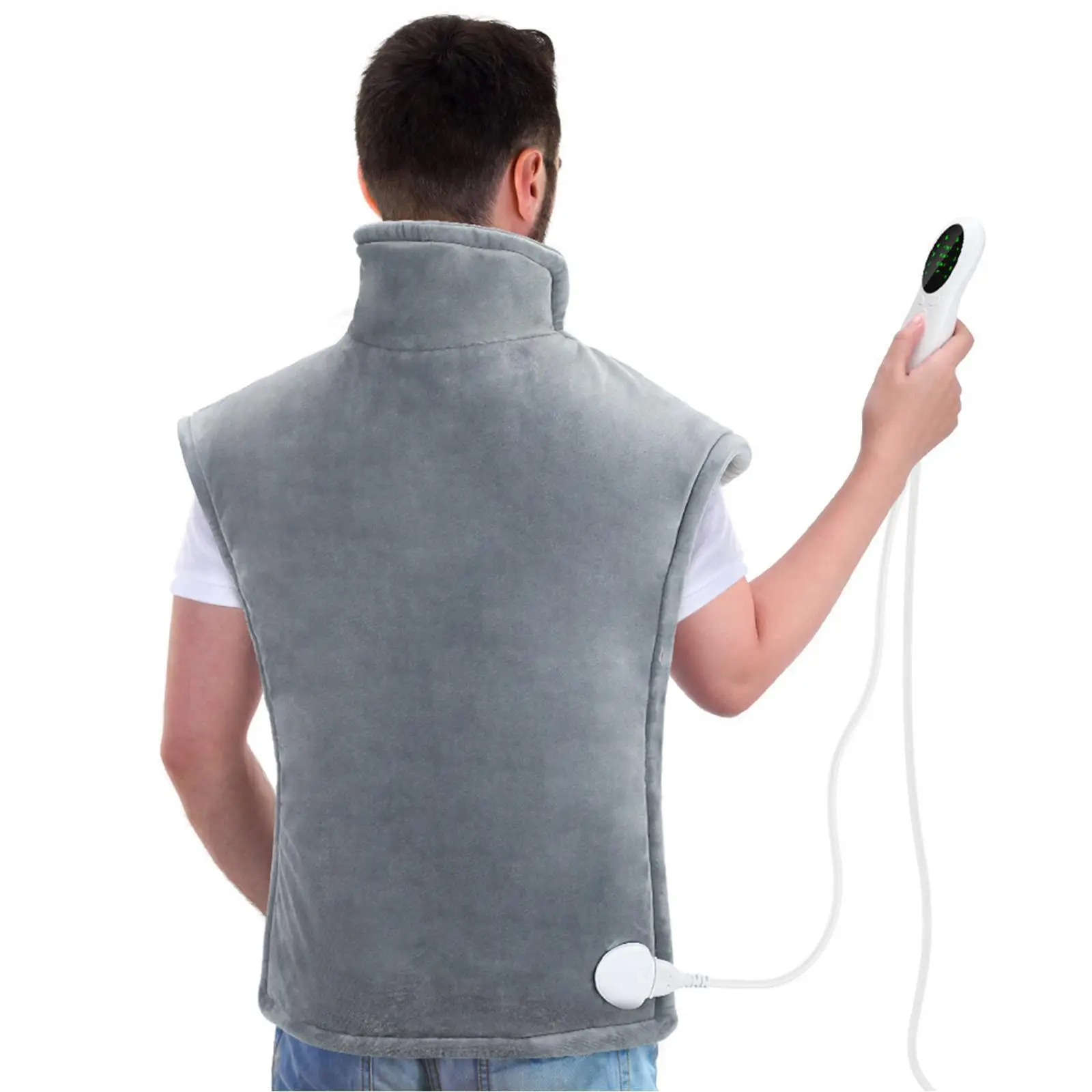 

Электрическая нагревательная подушка, моющееся тепловое одеяло, подогреватель для плеч, шеи, спины, нагревательная шаль, 220 В, подогреваемый...