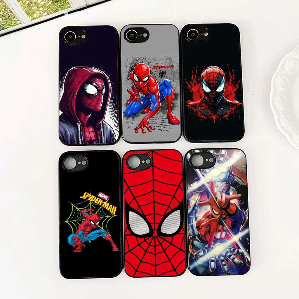 Фото Чехол для телефона Apple iPhone 17 Pro XS Max Air 6 Plus X 5 + SE 2022 SE2 16E XR, Чехол-накладка «Человек-паук» Marvel Superhero Spider-Man №4