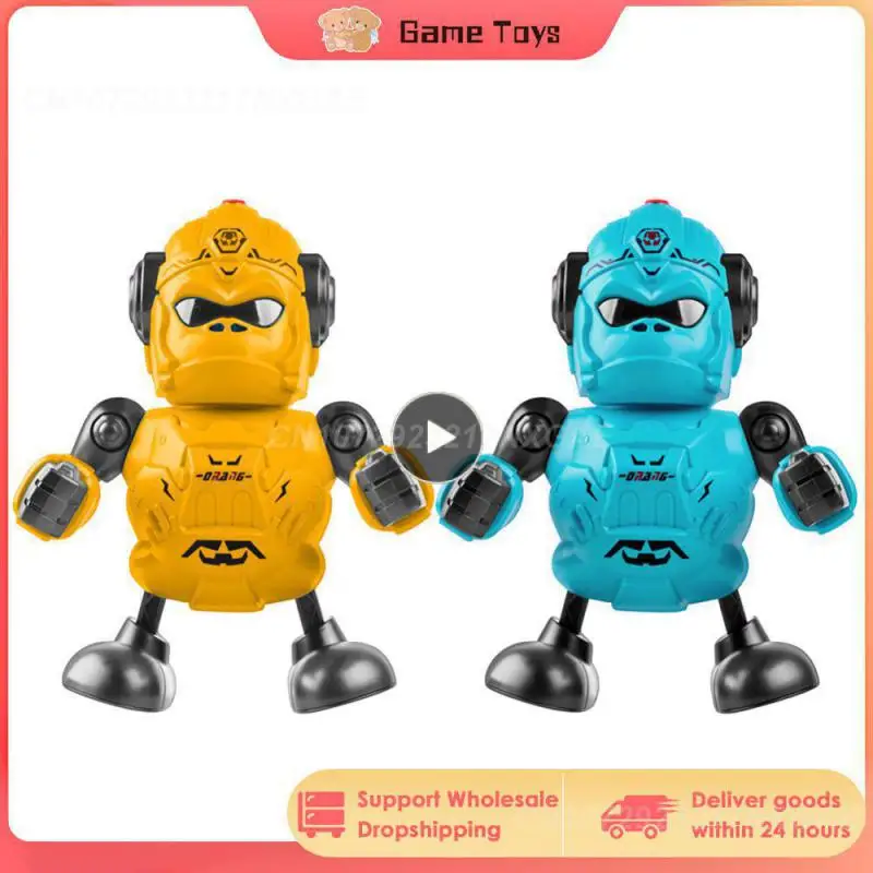 

Dancing Robot Air Humidifier Spray King Kong Children's Electric Lamplight Music Transformation Monkey Toy Kid Gift Kids Toys