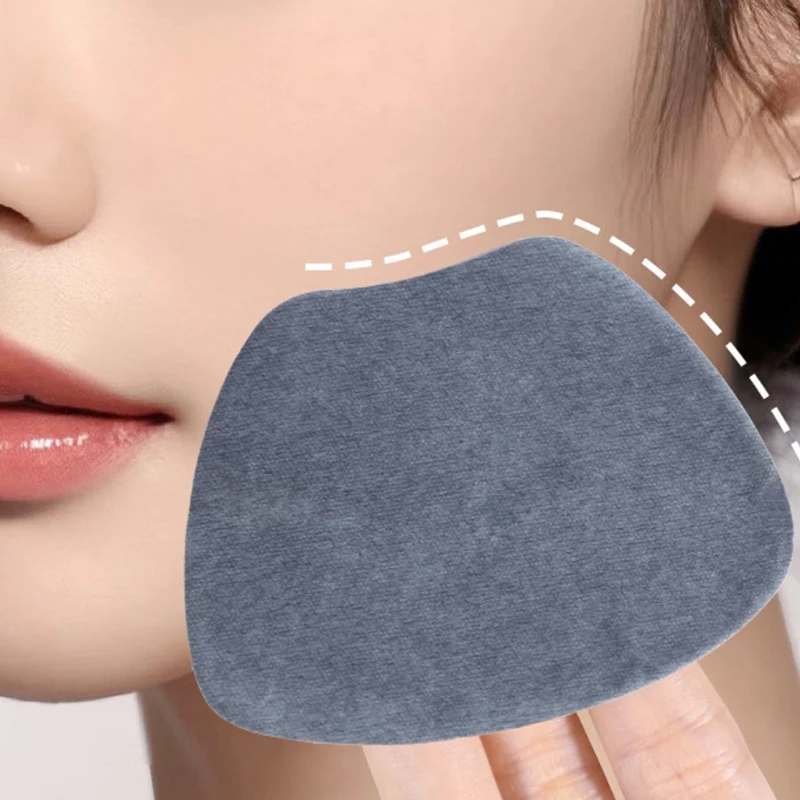 100 листов портативная Абсорбирующая масло для лица бумага с зеркалом Женская