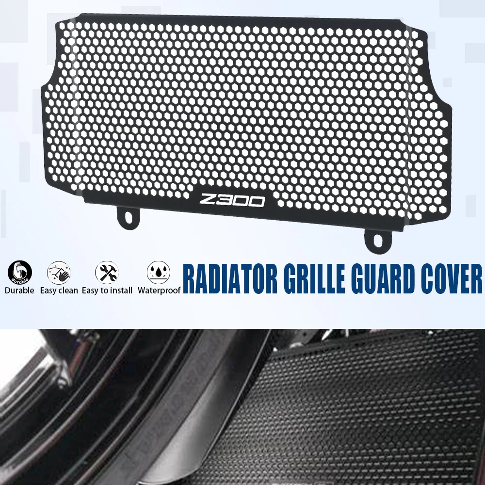 

Motorcycle Accessories For Kawasaki Ninja 300 Ninja300 2016 2017 2018 CNC Aluminum Radiator Guard Protector Grille Grill Cover