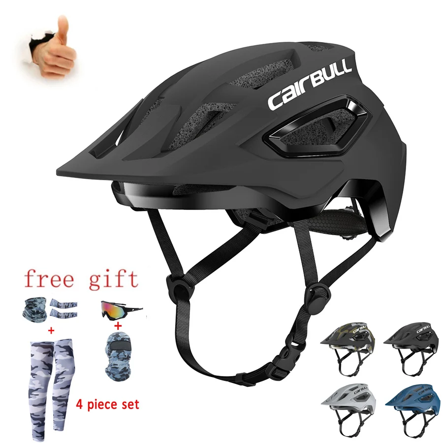 

cairbull Outdoor DH MTB Bicycle Helmet Integrally-molded Road Mountain Bike Helmet Ultralight Racing Riding Cycling Helmet