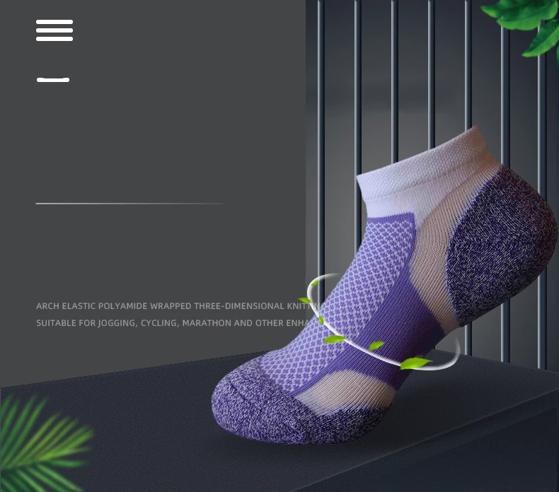 Sports Socks women Outdoor sports socks towel bottom cellular air cycling socks running ship socks female men running homme bike