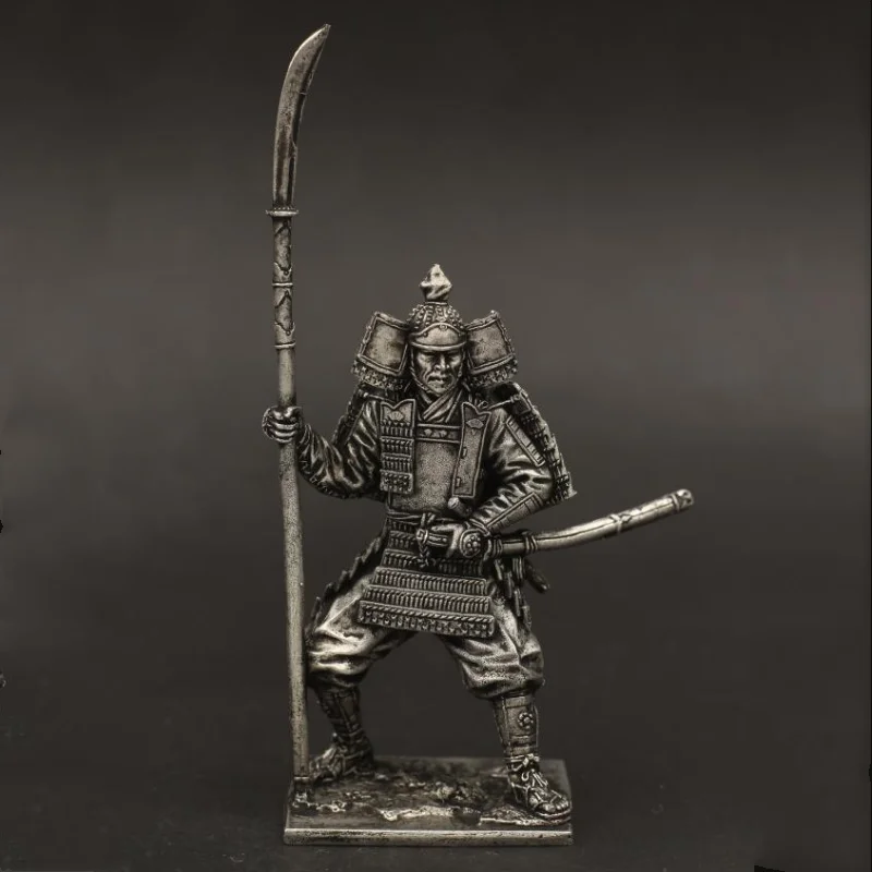 

Japanese Samurai Genpei War Figuirnes 1/30 60mm Tin Metal Ancient Soldier Model Big Armor Warrior Small Collection