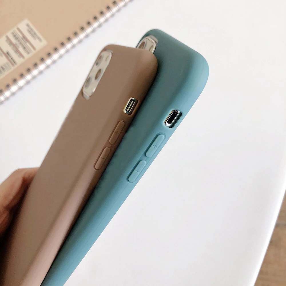 Case For iPhone 12 X XS XR 6s 7 8 Plus SE20 13pro Phone Cases Soft TPU Colorful Cartoon Animal Cover For iPhone 11 Pro Max Shell