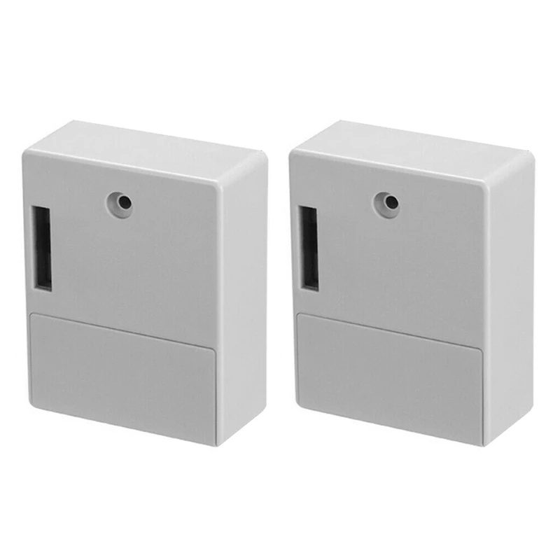 

2X RFID Electronic Cabinet Lock DIY For Wooden Drawer Cabinet, Ready For Use & Programmable