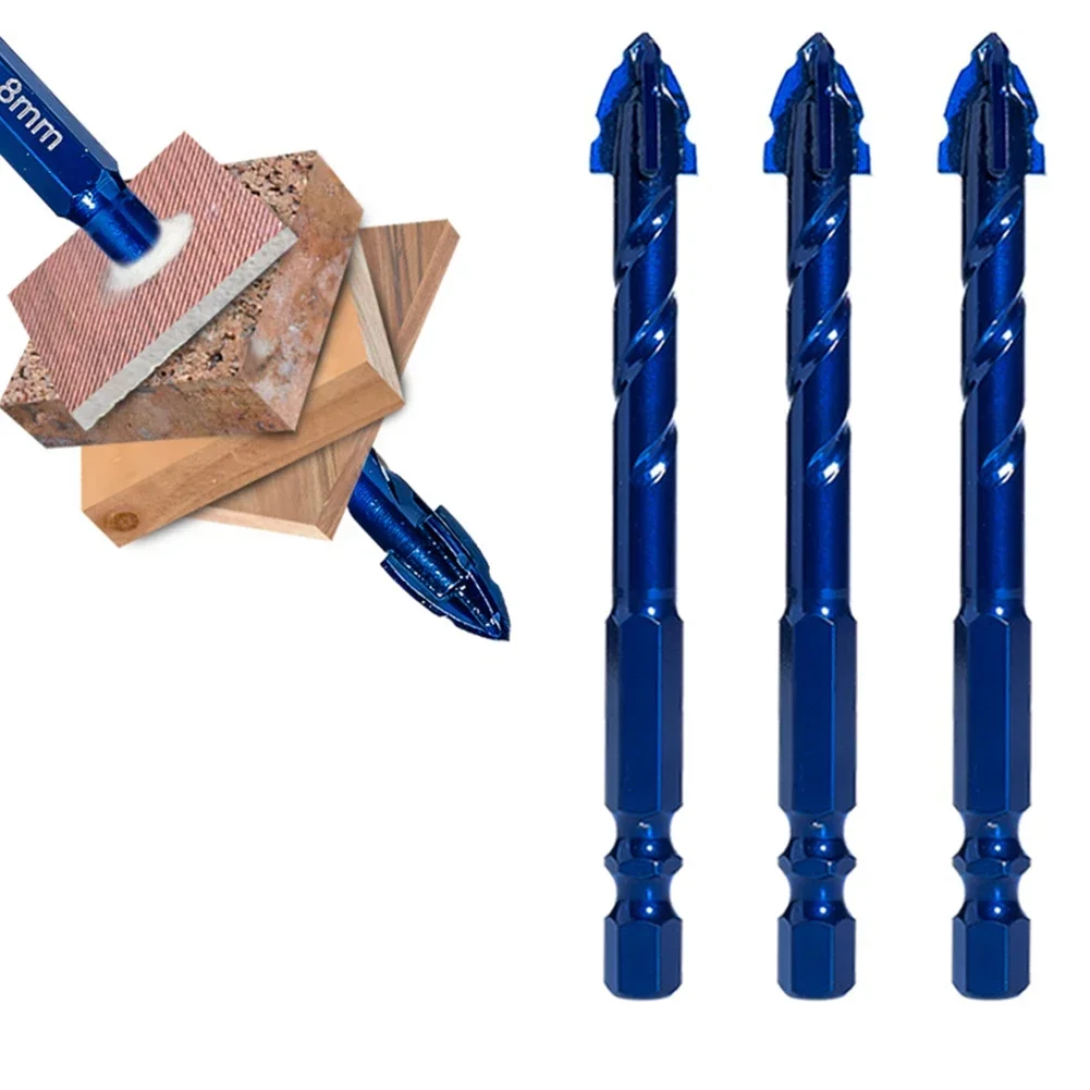 Зубная дрель с кромкой многофункциональный набор треугольных сверл для стекла