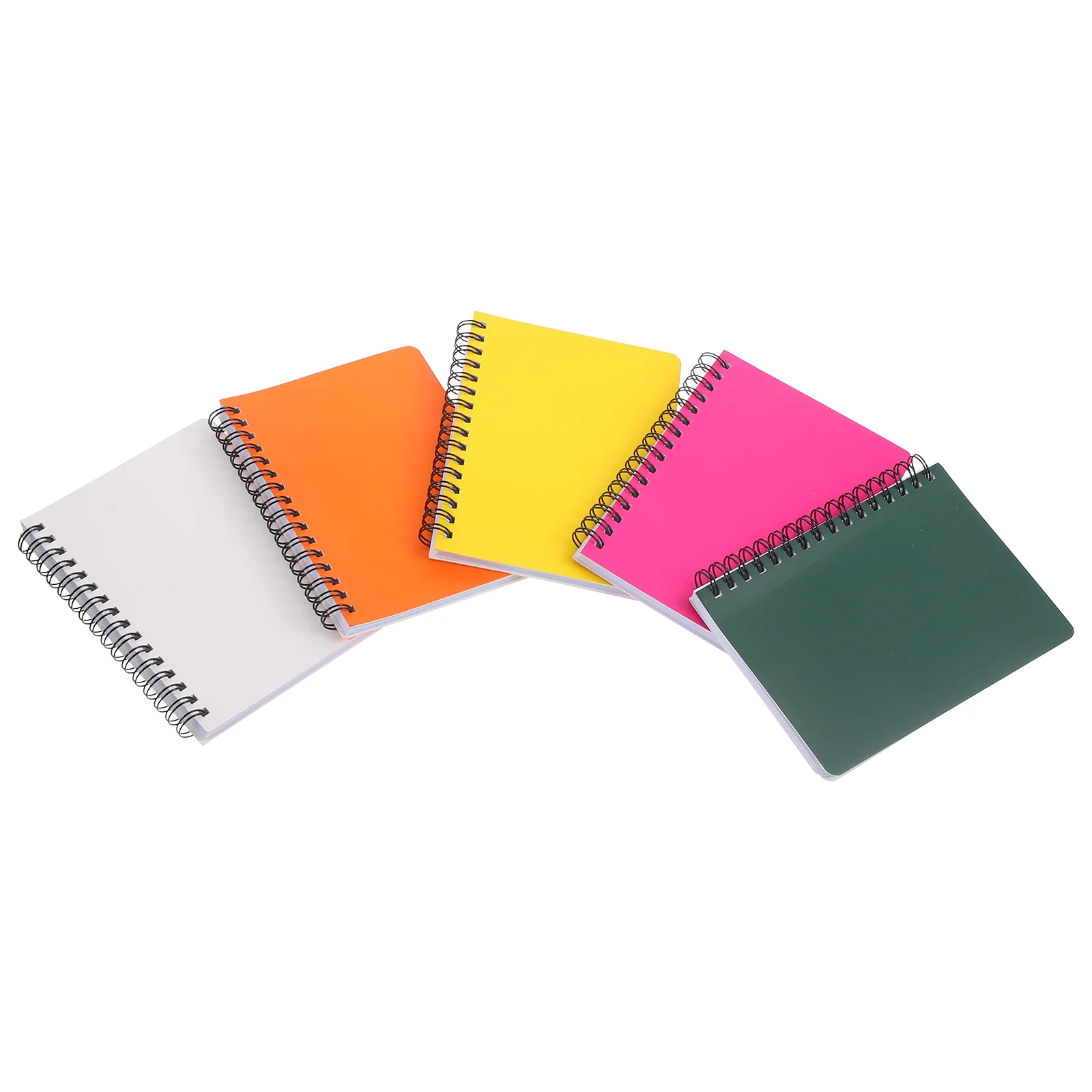 

5 Pcs Notebook Solid Color Spiral Thick Journal Office Supplies Notebooks Taking Paper Academic Simple Student Diary