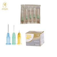 different types of sterile syringe dental 20 gauge hypodermic needles for subq injections 100pcsbox