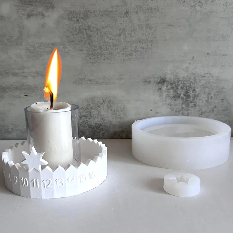 Адвент-календарь подсвечник для хранения силиконовая форма сделай сам коробка