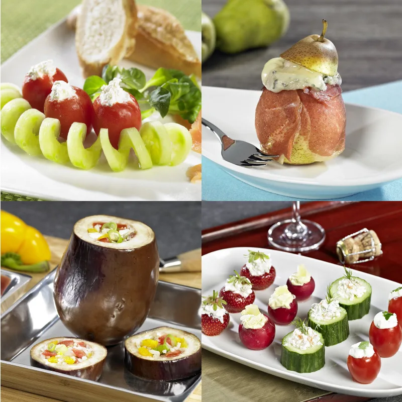 Дрель для овощей и фруктов с эргономичной противоскользящей ручкой днуклератор