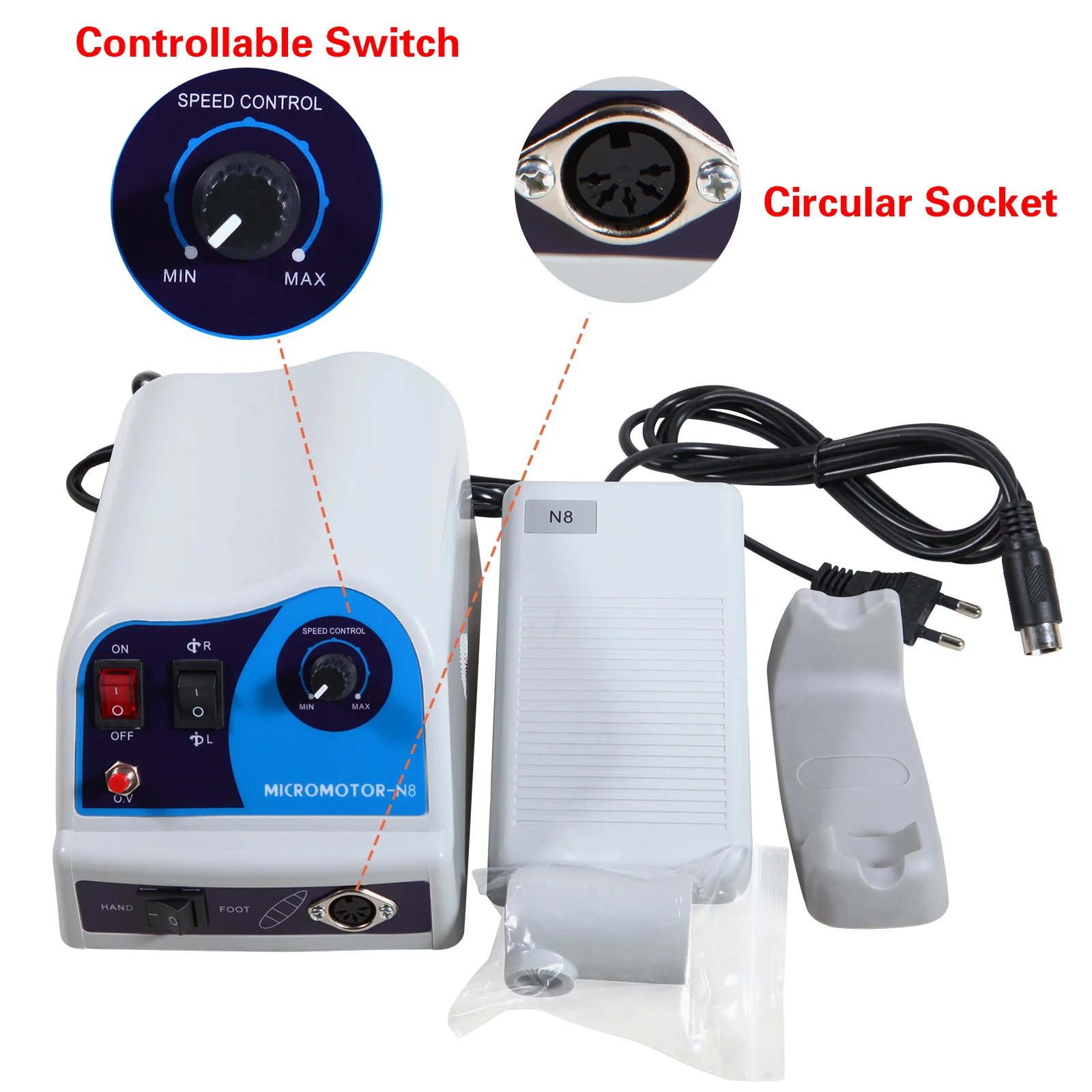 Стоматологическая лаборатория электрический микромотор марафон 110 В/220 В