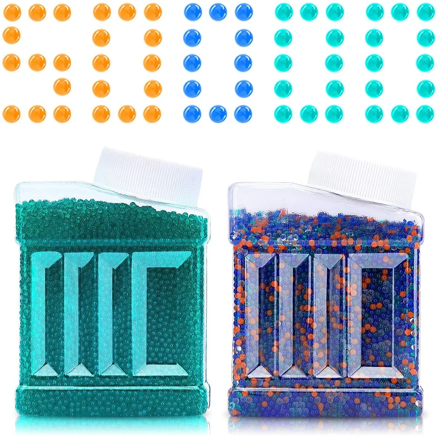 

5000Pcs Water Balls Beads Refill Ammo 7-8mm Water Balls Beads for Water Blaster Gun Toys Non-Toxic Water-Based Balls Bullet