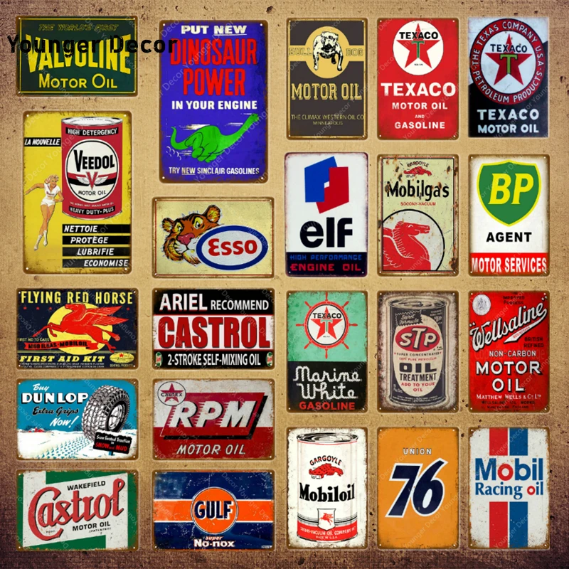 

Penn Motor Oil Vintage Metal Signs Retro Garage Decor Plaque Bar Pub Gas Station Decorative Plates Gastrol Wall Sticker YI-135