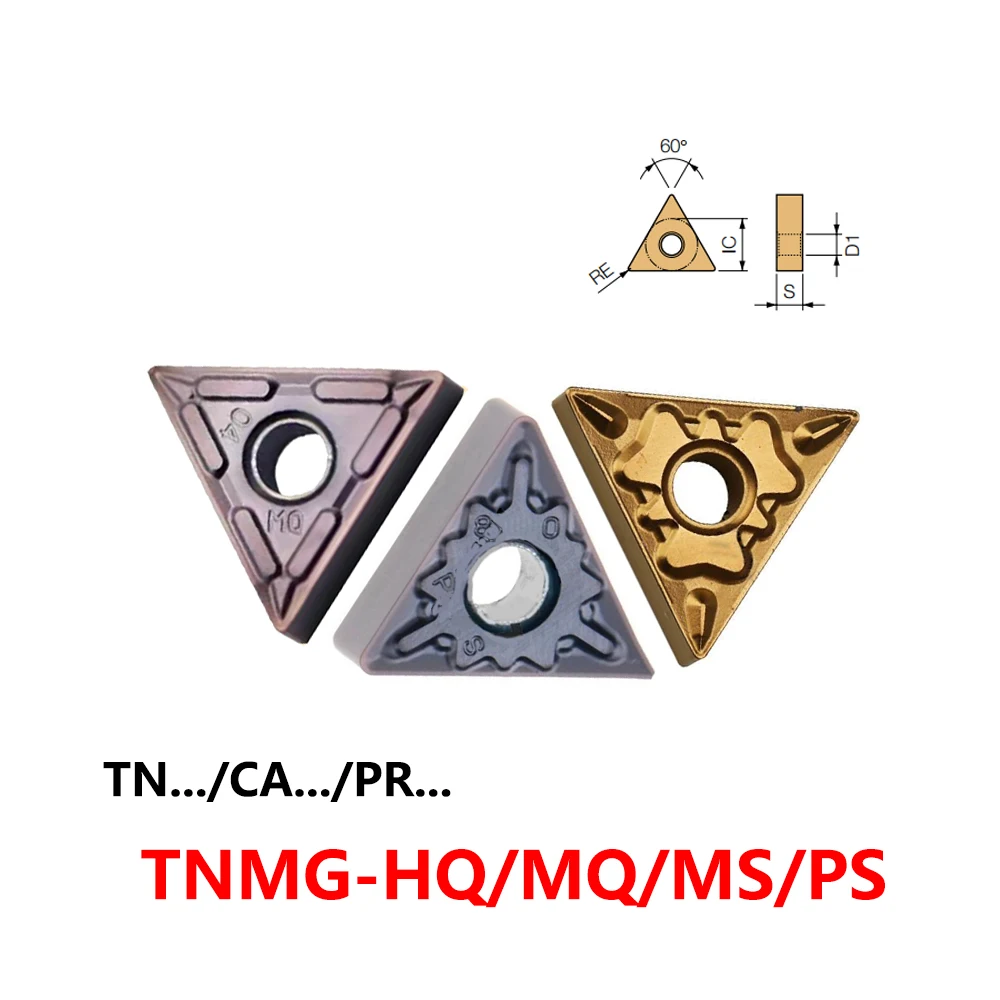 Оригинальный TNMG 160404 160408 ТНМГ 160412 HQ MQ MS PS CA6525 PR1535 TN60 Твердосплавные вставки Режущие