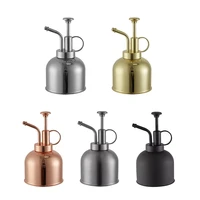300ml stainless steel watering pot retro gardening potted watering cans for watering flower plants shower garden tool