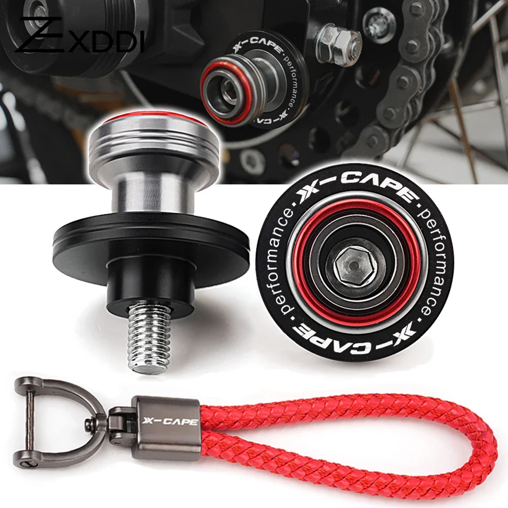 Для мотоцикла Morini XCape X-Cape 650 650X 2022 2023 M10 CNC Swingarm Катушки слайдер подставка брелок