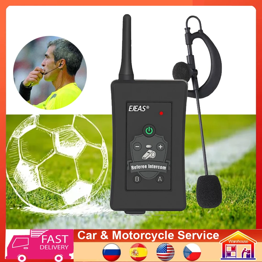

Последние EJEAS FBIM Referee Интерком 1200 м 4 мотоциклиста шлем BT Переговорная гарнитура беспроводная гарнитура с FM радио