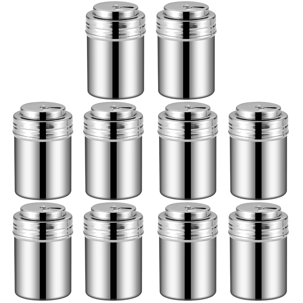 

10 Pcs Jars Seasoning Containers Spcies Bottles Dispenser Jar Spcie Containers Manual Pepper Grinder