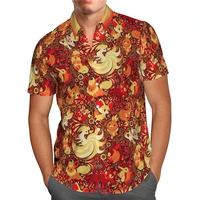 anime 3d printed beach hawaiian summer shirt short sleeve shirt streetwear oversized camisa social chemise homme