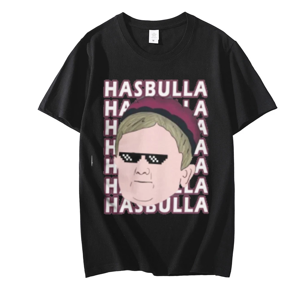 

Khabib Blogger Print Hasbulla Fighting Meme T shirt Men Women fashion Oversized Summer Street Fashion Short Sleeve T Shirt