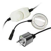 ultrathin 26 led adjustable ring light illuminator lamp for stereo zoom microscope usb plug