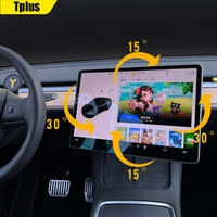 for tesla model 3 screen rotation bracket up down left and right rotation model y car gps screen holder accessory for 2017 2022