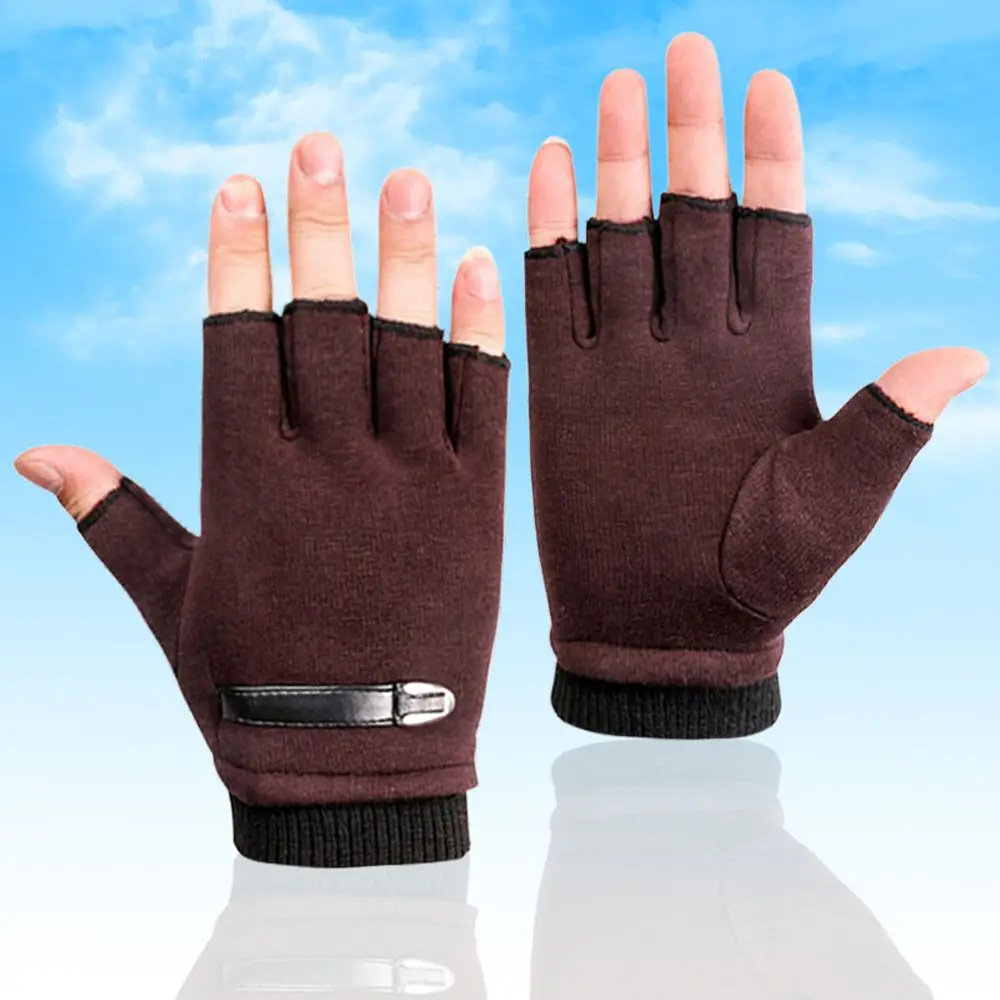 

Gloves Non-slip Half Finger Anti-sweat Road Bike Gloves Autumn Winter Gloves Outdoor Sports Gloves Men Cycling Gloves