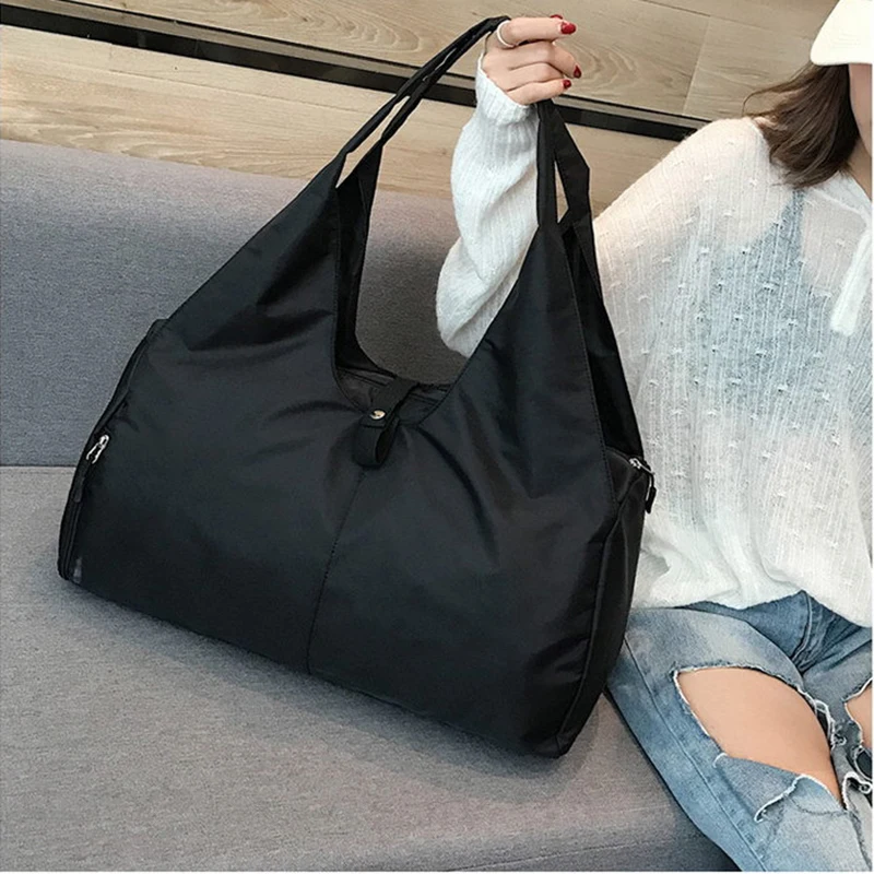 Women'S Yoga Gym Bag Fitness Travel Luggage Handbag Beach Swimming Duffle Weekender Shoe Pocket Outdoor Sports Shoulder Bag Men