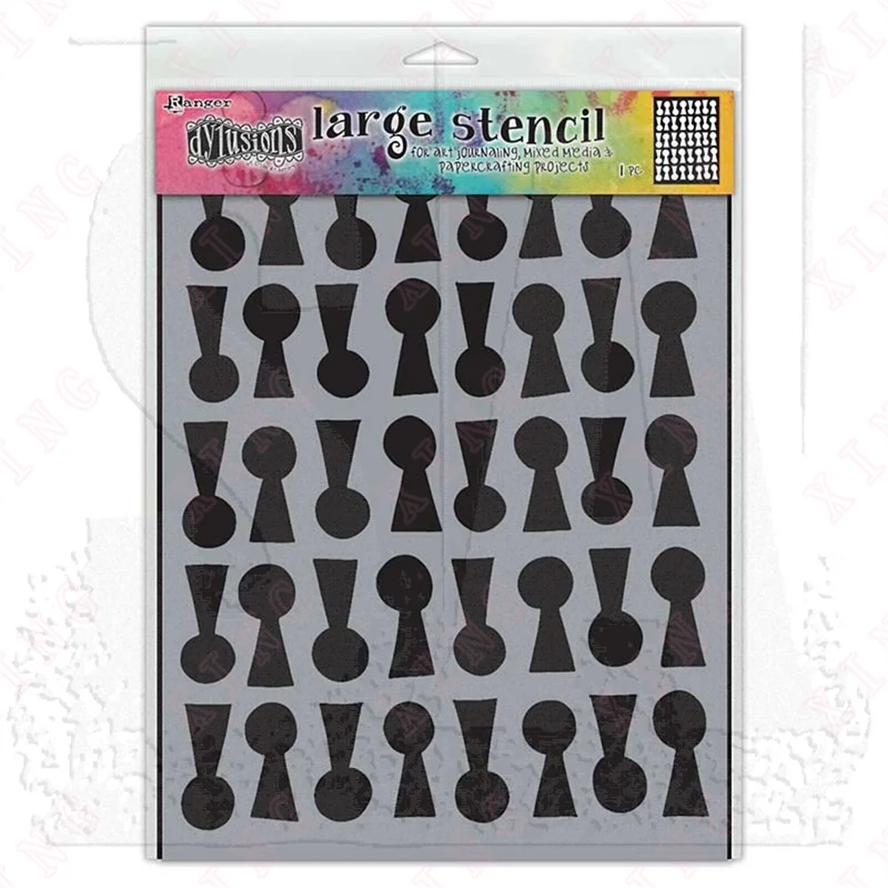 

New Diy Layering Stencil Painting Scrapbook Coloring Embossing Album Decorative Template 2022 Craft Reusable Lock N' Roll 2 Mold