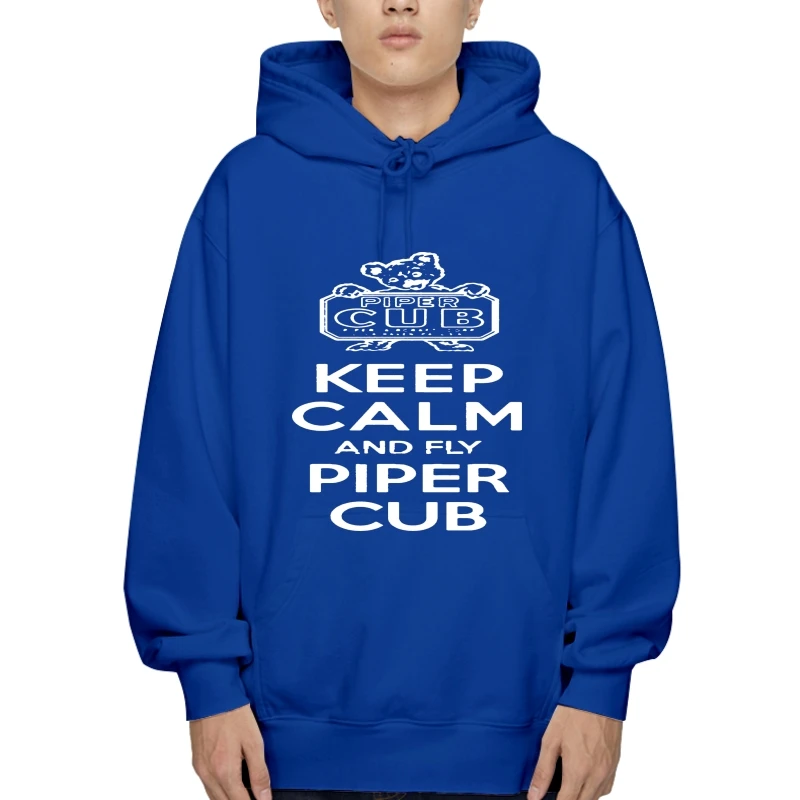 

Забавная верхняя одежда keep calm and fly piper cub pilo, авиационный свитшот, толстовка, мужская толстовка с капюшоном