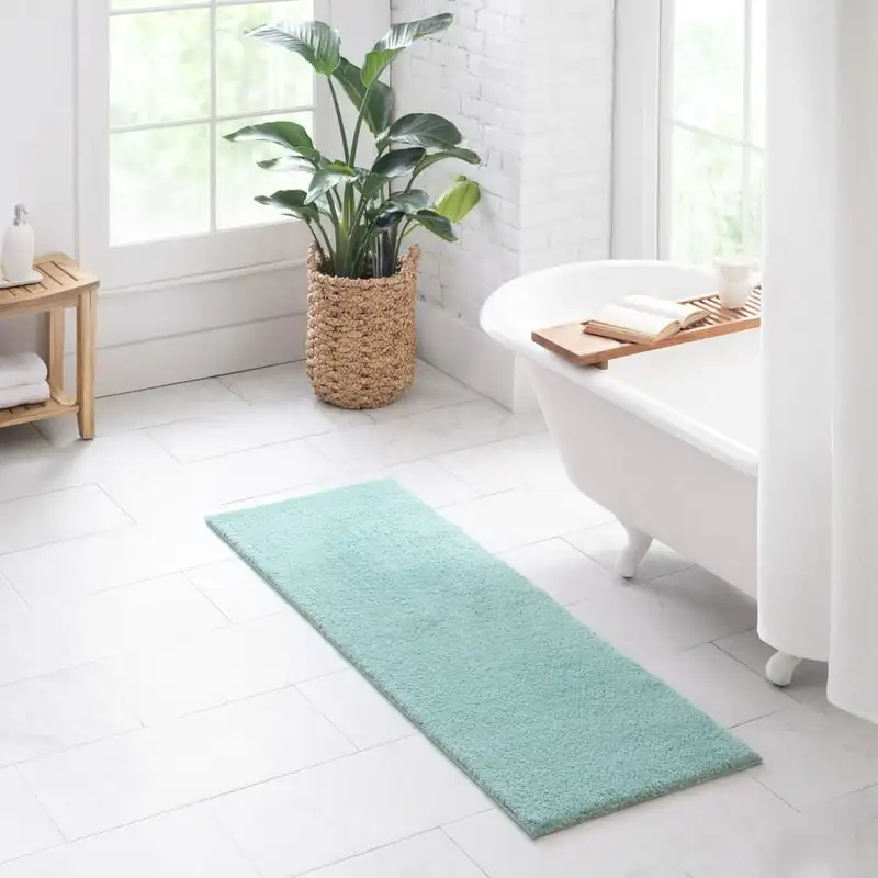 

Soft Polyester Bath Runner Rug, 20 Alfombra para bañera antideslizante Washing machines Quick dry bath mat Bath rug проти